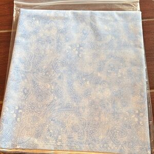 Light Blue Paisley Fabric